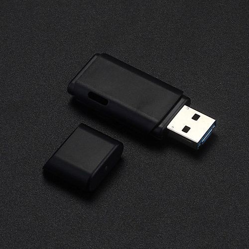 Muliawu Store 2 IN 1 USB 2.0 OTG Metal Flash Memory Stick Storage Thumb U Disk 64GB BK-Black
