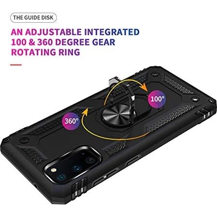 Shockproofback Case With Ring For Samsung Galaxzy S20