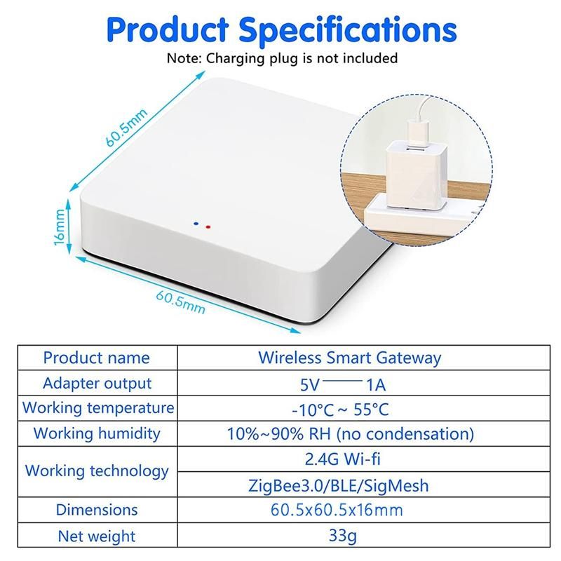 Tuya Smart Gateway Hub Multi Mode Smart Home Bridge WiFi