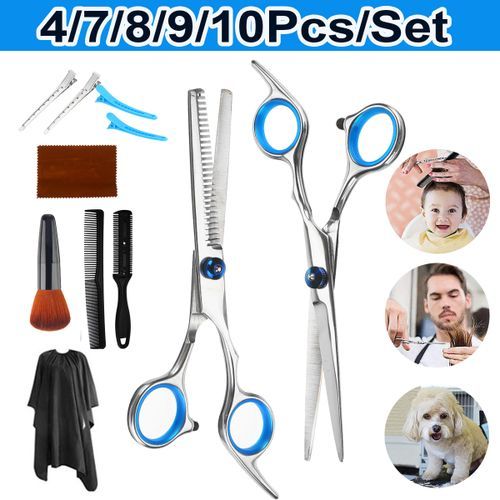Professional Hairdressing Set Hair Cut Thinning S Flat Shear