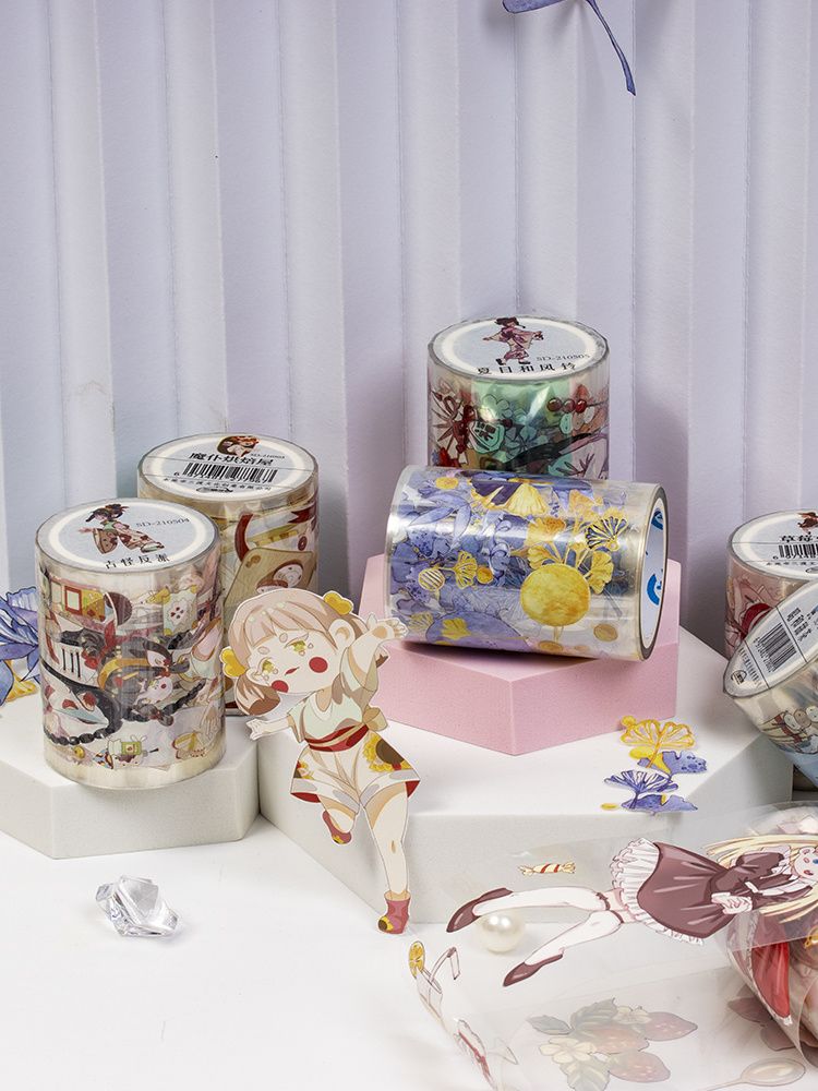 5 Meter Tape New Pet Washi Girl Style Character Landscape