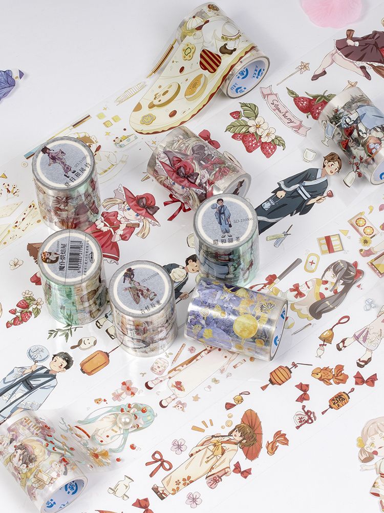5 Meter Tape New Pet Washi Girl Style Character Landscape