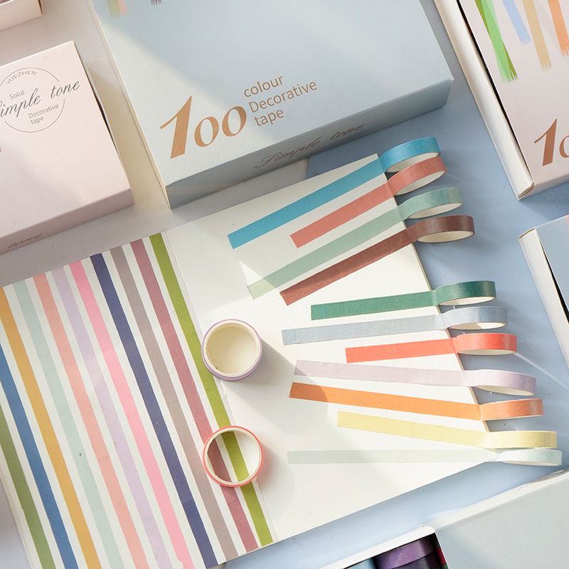 Washi Tapes Vintage Color Masking Tape Journal Scrapbook