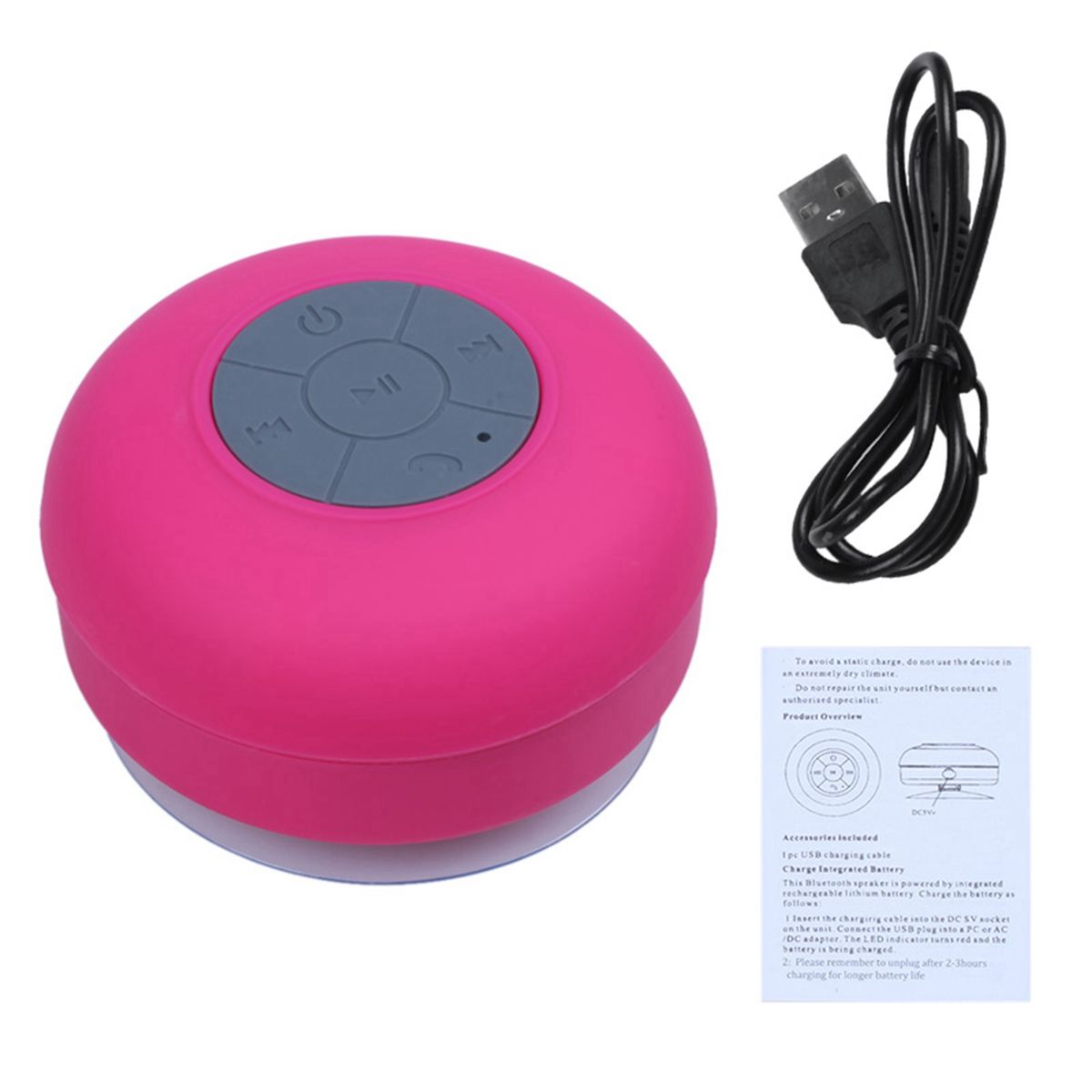 Bluetooth 3.0 Sucker Speaker Jukebox Waterproof 10M