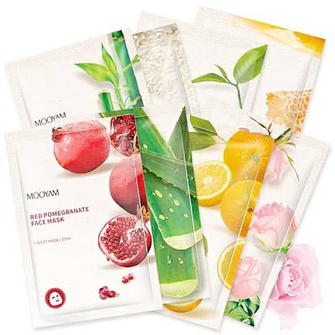 Face Sheet Masks - Pack Of 6