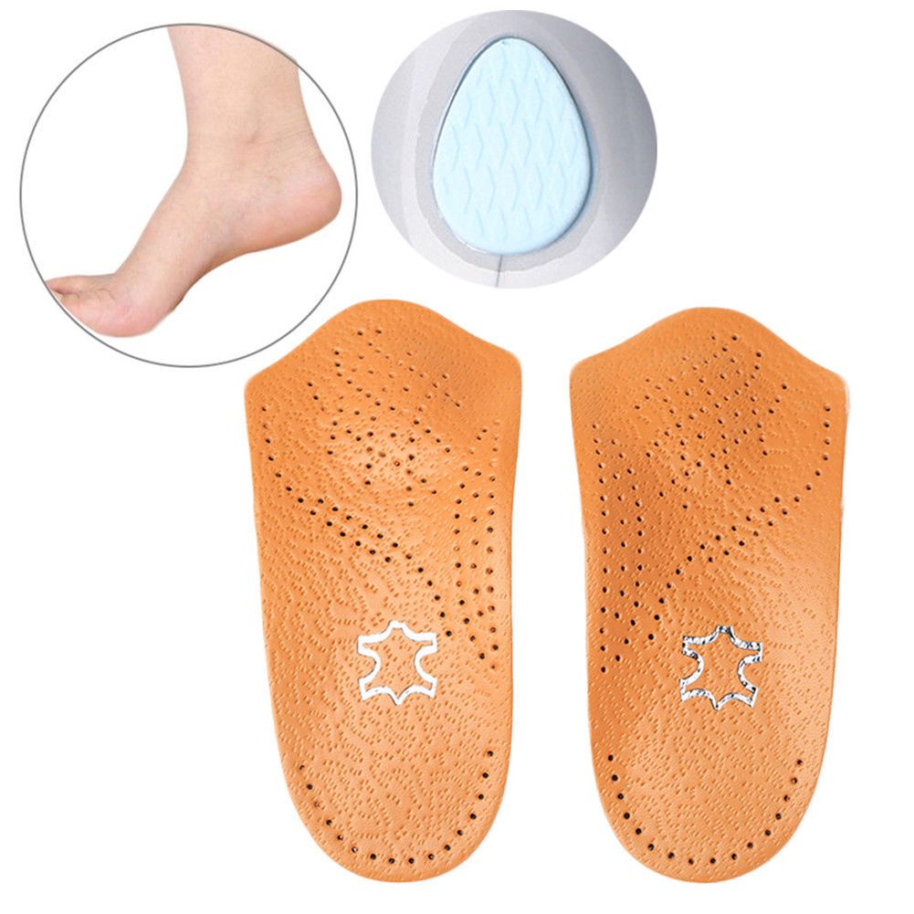 Half Arch Support Orthopedic Insoles Flat Foot Correct Feet-