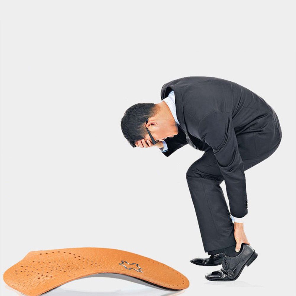 Half Arch Support Orthopedic Insoles Flat Foot Correct Feet-