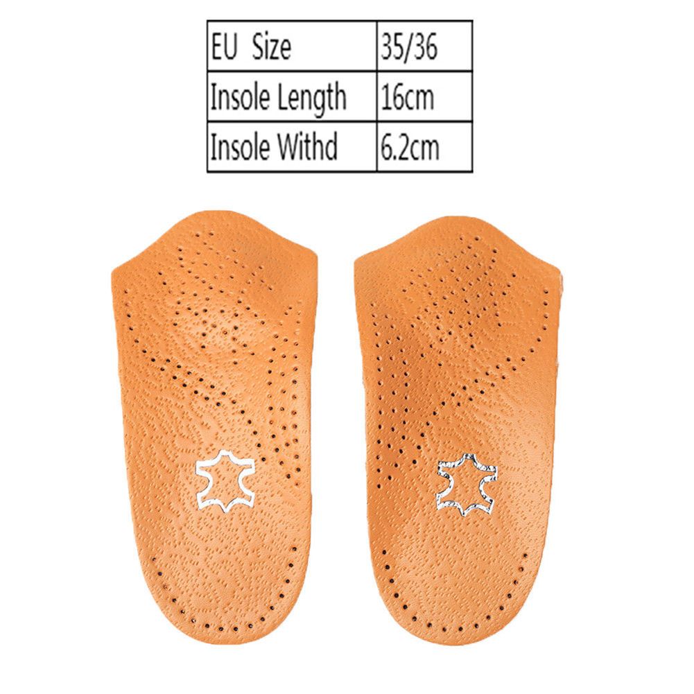 Half Arch Support Orthopedic Insoles Flat Foot Correct Feet-