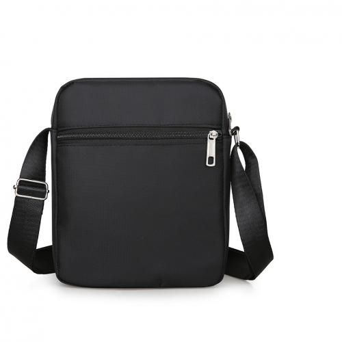 Men Solid Sling Bag - 6 Zip Compartments