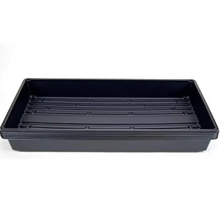 Watering Tray For Seedling Trays - 11x21 inch For Seed Starting And Hydroponics - 10 Pack