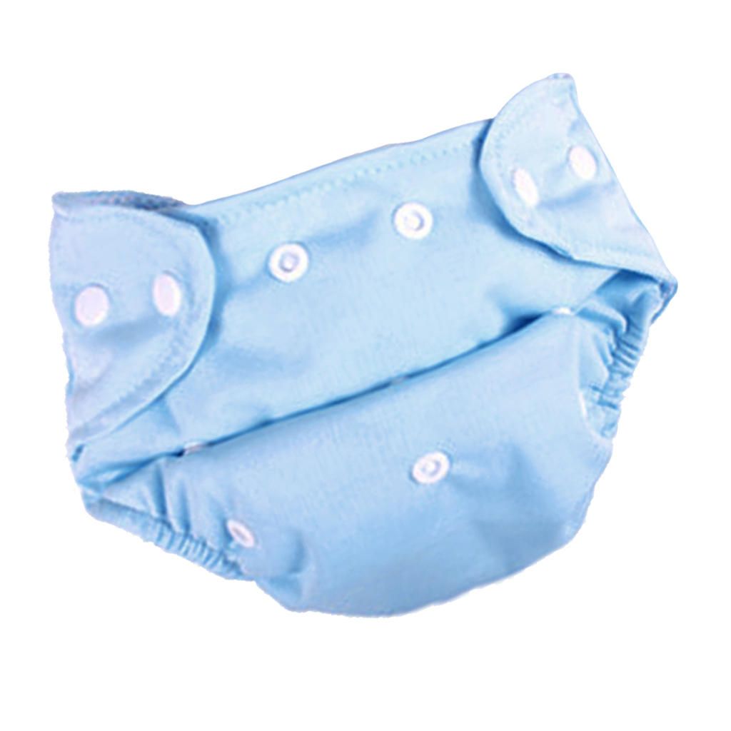 Reusable Baby, Toddler, Kids, Cloth Diaper, Washable Diapers, Blue