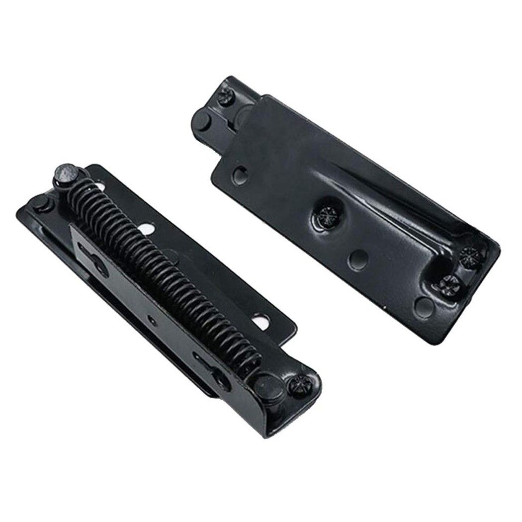 2Pc Sofa Bed Hinge Adjustable Angle Mechanism Metal Black  Multifunctional Supporting Spring Furniture Hinges Hardware