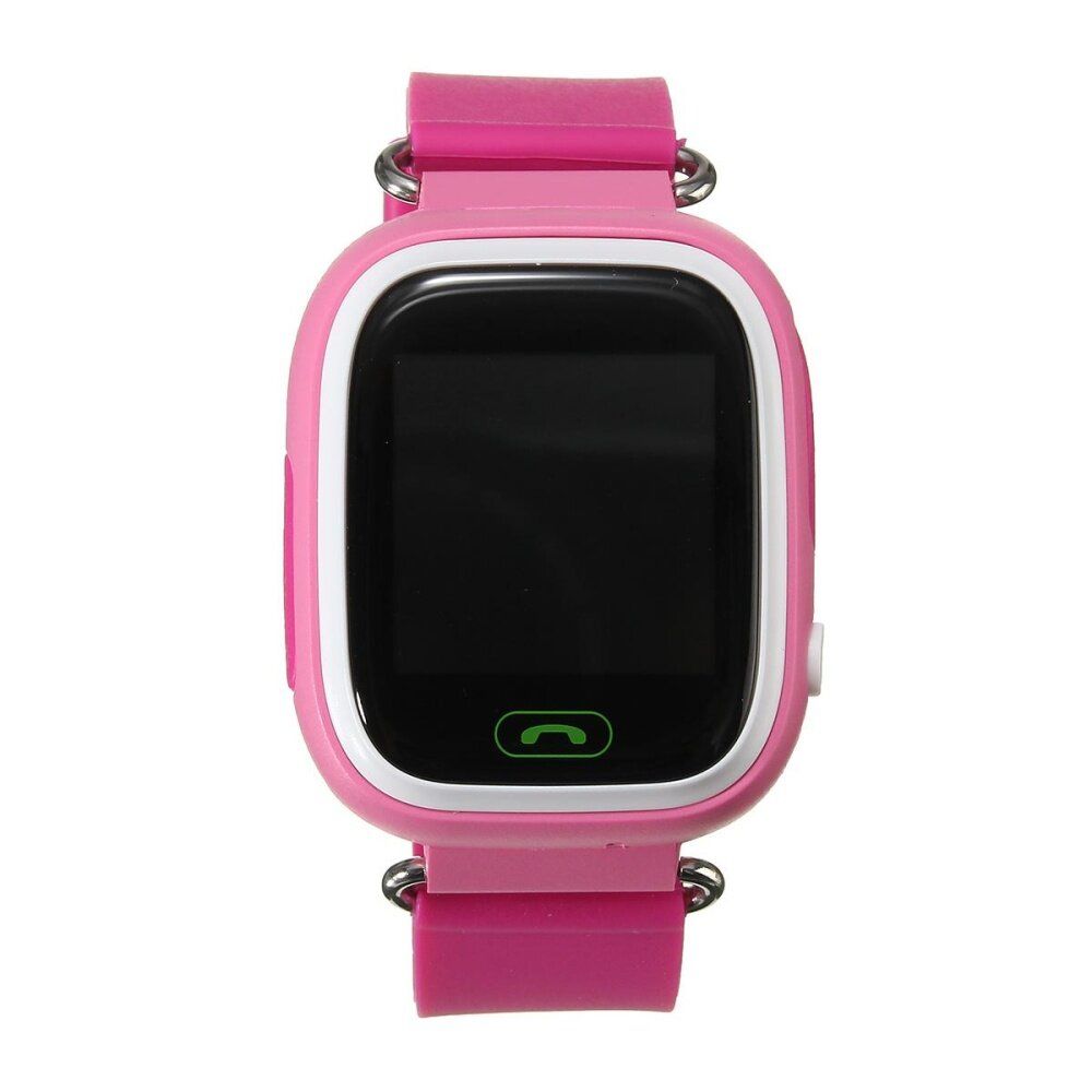 Kid Baby Wifi GPS GSM Smart Watch Wristwatch Call Finder Tracker Anti Lost SOS Pink Pink