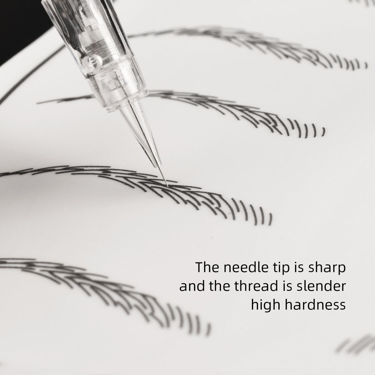 Tattoo Needles 10pcs Eyebrow Lip Tattoo Needle Cartridges