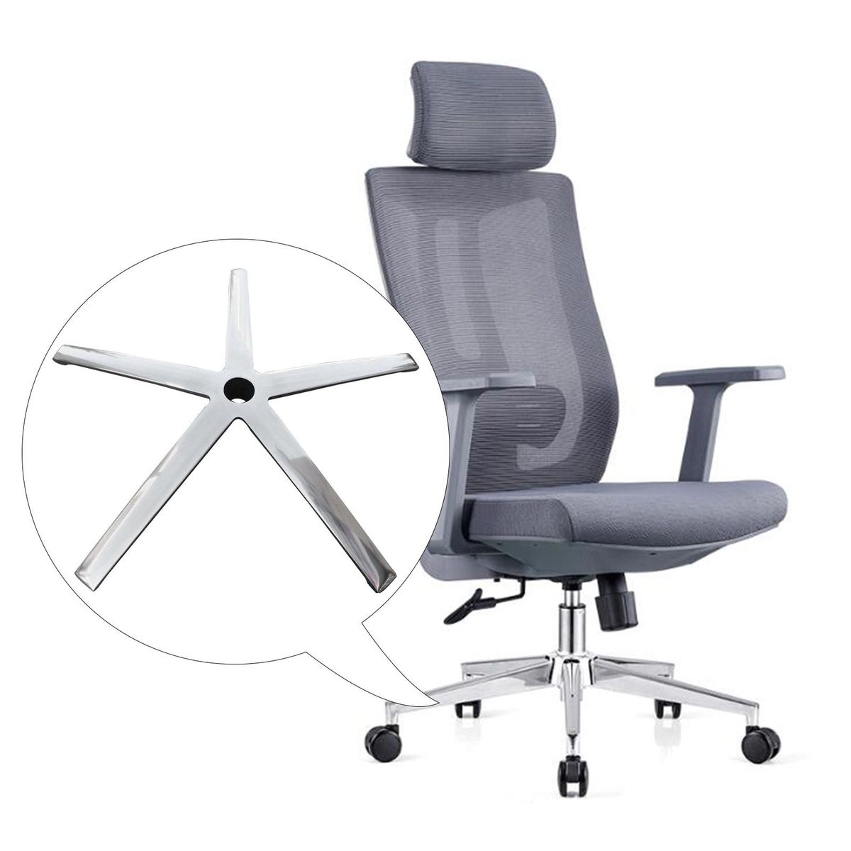 Desk Chair Base Metal Leg Office Chair Base For Desk Chair Task