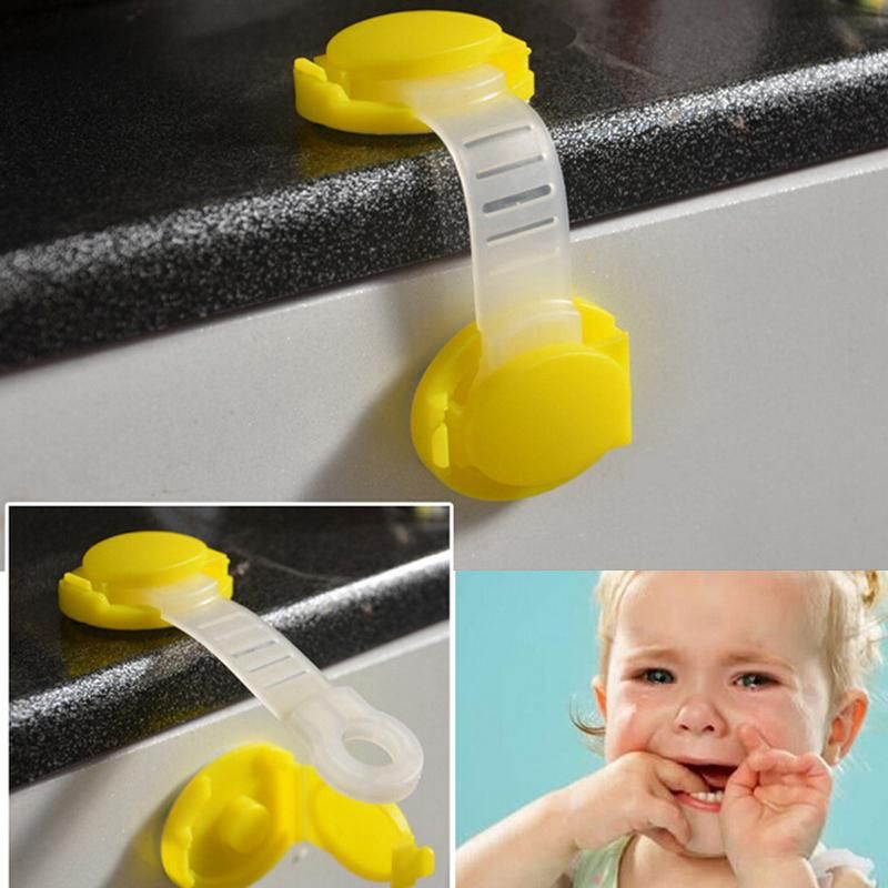 Safety Locks Cabinet Door Drawers Refrigerator Locks Children Safety Protection Plastic Security