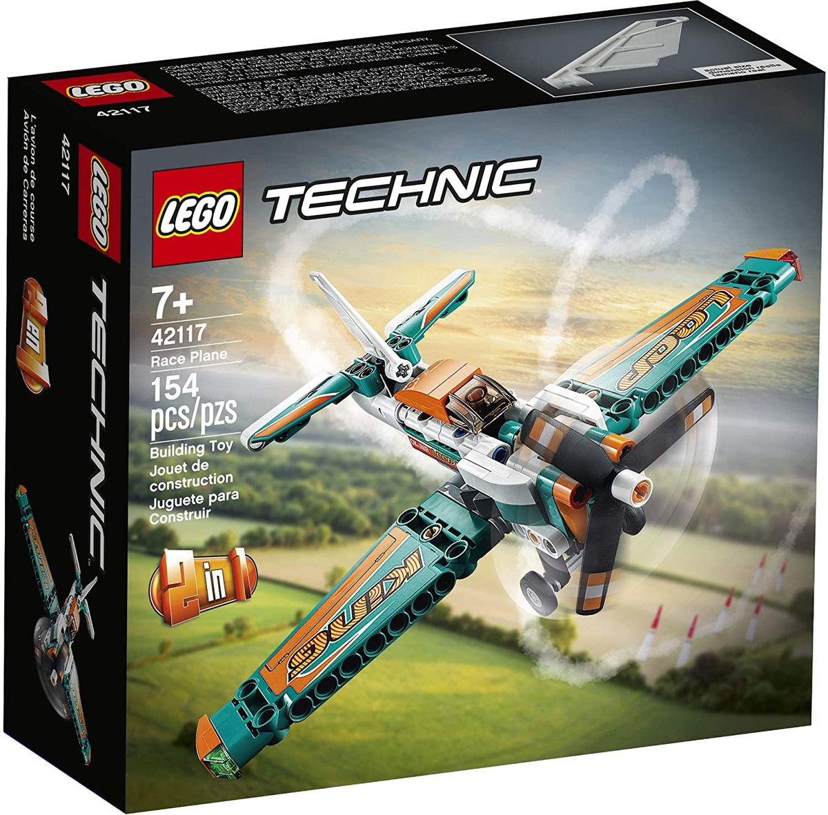Technic Race Plane 42117 Building Kit New 2021 (154 Pieces)