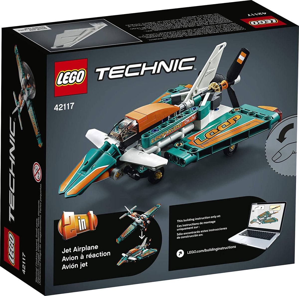 Technic Race Plane 42117 Building Kit New 2021 (154 Pieces)