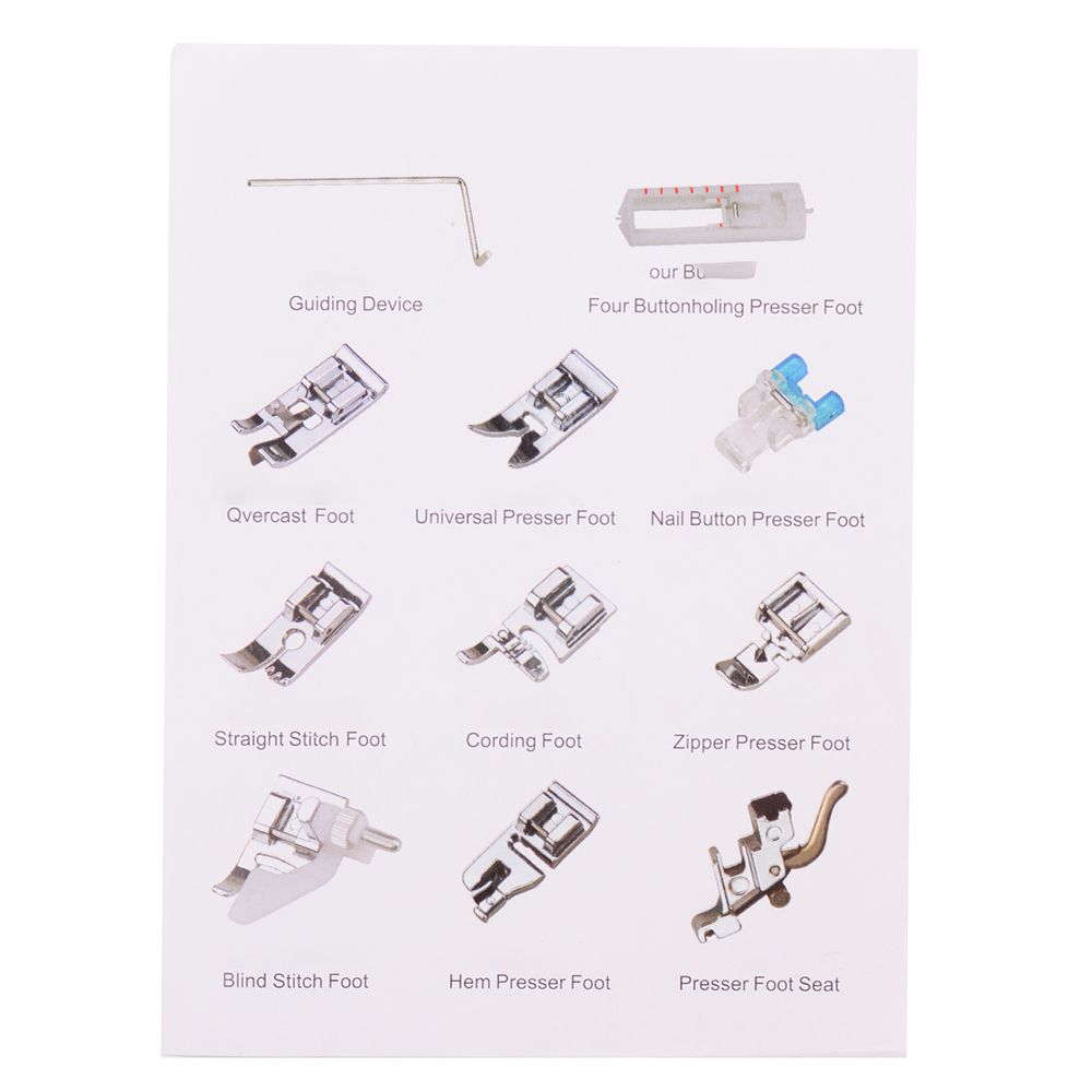 Sewing Machine Presser Feet Set 11PCS 505A Professional