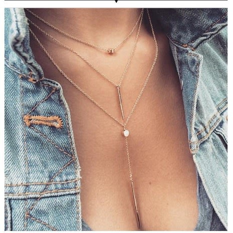 Double Layers Gold Necklace