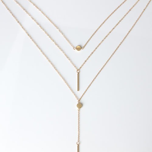 Double Layers Gold Necklace