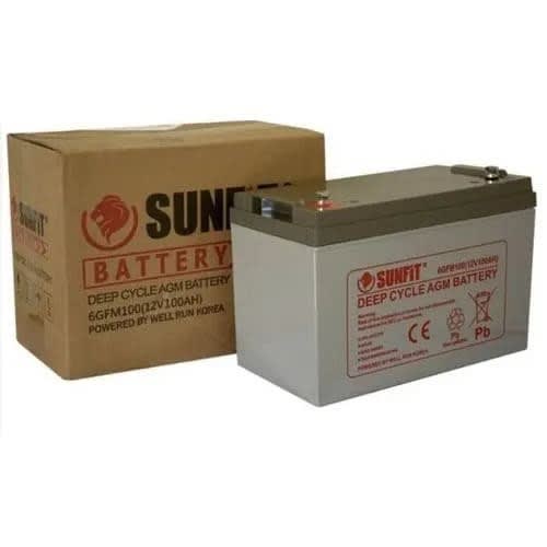 Inverter Solar Battery 12v/100ahm