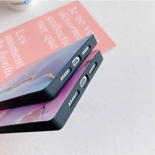 Pink Marble Square Iphone Case For Iphone 11 Pro Max