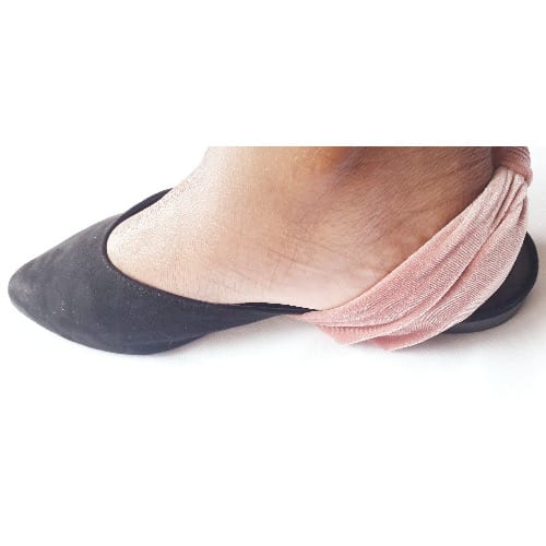 Suede Mules With Ankle Straps