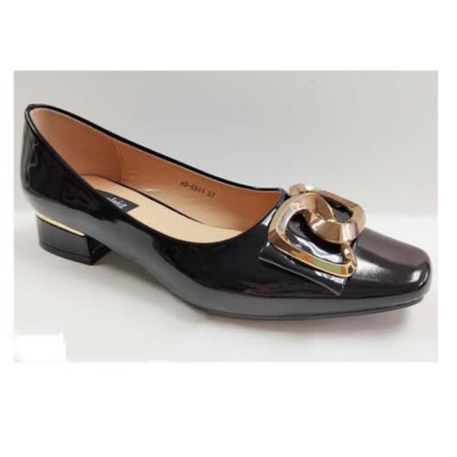 Sophia Short Heel Female Office Black Shoe
