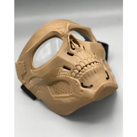 Men’s Party Silicon Face Mask - Brown