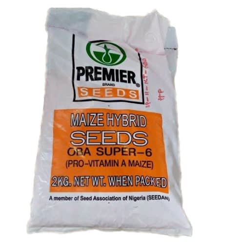 Oba Super-6 Hybrid Maize Seeds - Pro-Vitamin A Maize - 2kg
