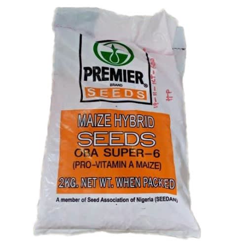 Oba Super-6 Hybrid Maize Seeds - Pro-Vitamin A Maize - 2kg