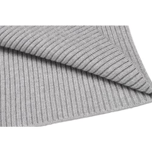 Unisex Long Sleeve Turtleneck T-shirt - Grey