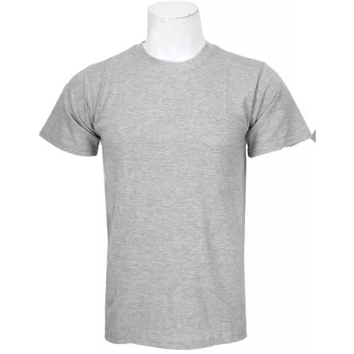 Men's Round Neck T- Shirts  - Set Of 2  - Grey