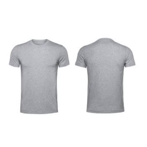 Men's Round Neck T- Shirts  - Set Of 2  - Grey