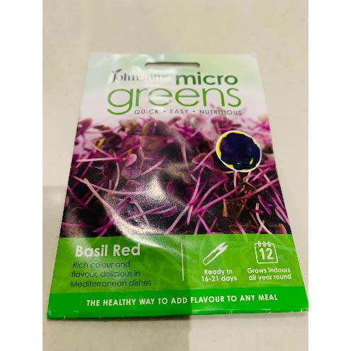 Micro Greens - Basil Red - 1500 Seeds