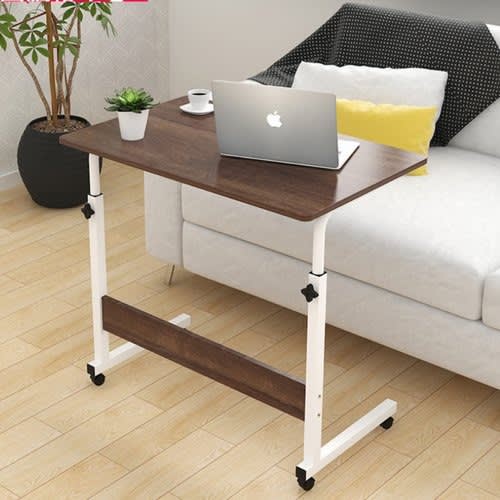 Bedside Portable Laptop Table-brown
