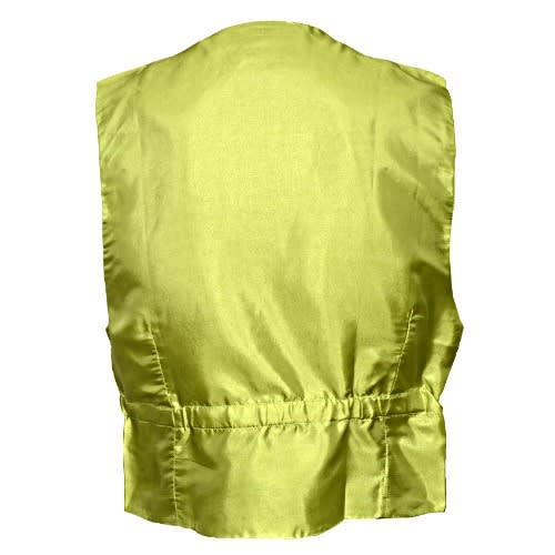 Classic Patterned Waistcoat - Lemon & White