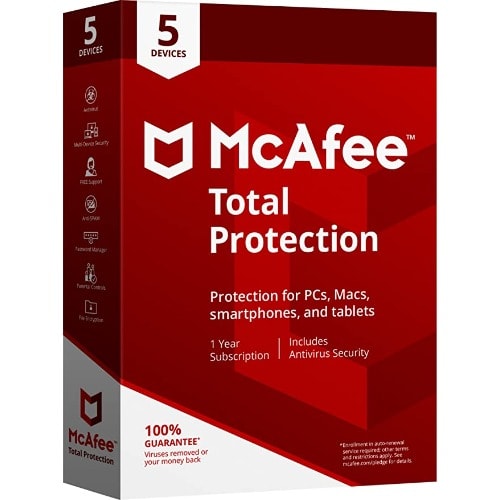 Total Protection - 1 Year - 5 Devices