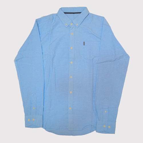 Men's Long-Sleeved Shirt - Blue