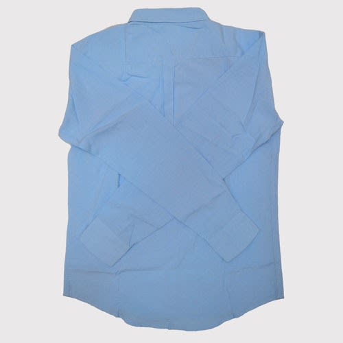 Men's Long-Sleeved Shirt - Blue