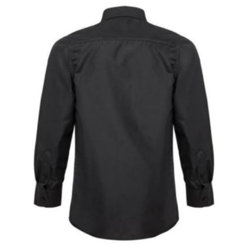 Men Formal Dress Shirt With Matching Tie - Black & Grey