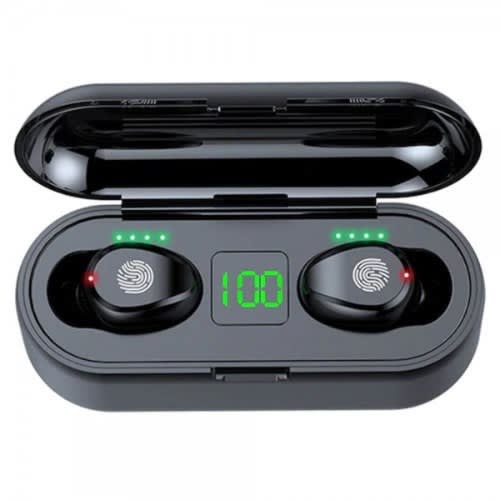 Air F9 Max Bluetooth Earbuds With Powerbank