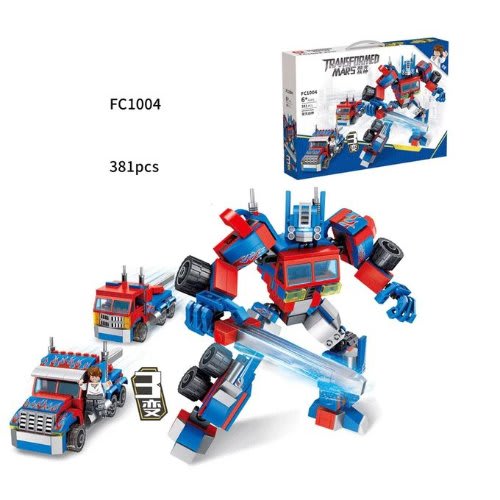 3 in 1 Educational Robotic Building Blocks- 381 Pieces