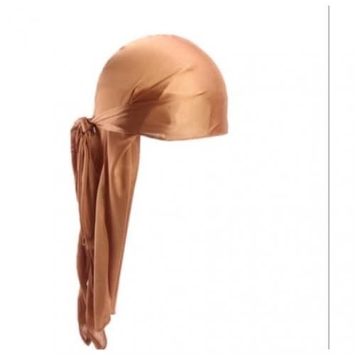 Plain Silk Durag  - Brown