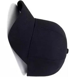Plain Face Cap - Black