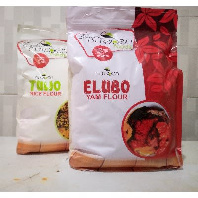 Swallow Combo 6kg Plantain Flour + 2kg Yam Flour + 2kg Rice Flour