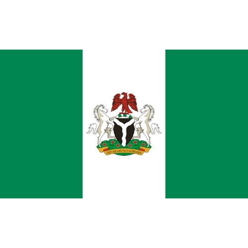 Nigeria National Outdoor Flag - 3ft X 5ft