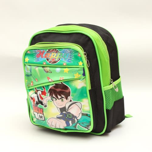 Ben 10 Cartoon School Bag For Kids - (26cm*13cm*32cm)