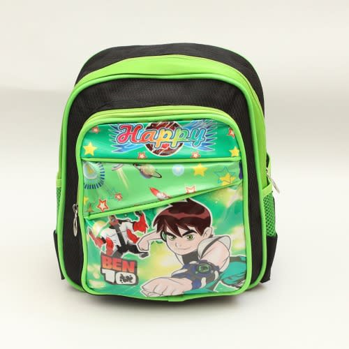Ben 10 Cartoon School Bag For Kids - (26cm*13cm*32cm)